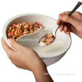 No More Soggy Cereal With The Obol Bowl Never-Soggy Cereal Bowl